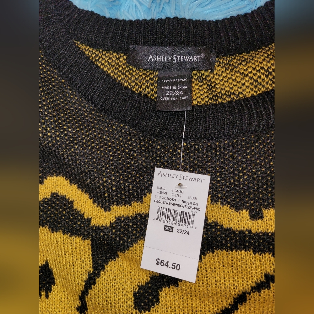 NWT Ashley Stewart Sweater Dress 22/24 - Picture 5 of 7